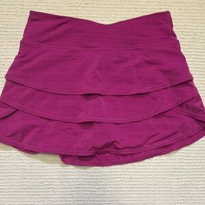 Ideology Pink Athletic Bubble Mini Skirt